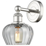 Fenton Wall Sconce - Polished Nickel / Clear