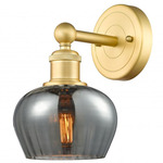 Fenton Wall Sconce - Satin Gold / Smoked