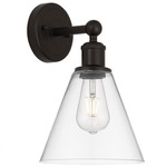 Berkshire Cone Wall Sconce - Oil Rubbed Bronze / Clear