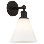 Berkshire Cone Wall Sconce - Oil Rubbed Bronze / Matte White