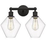 Cindyrella Medium Bathroom Vanity Light - Oil Rubbed Bronze / Clear