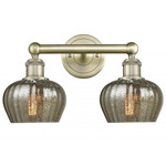Fenton Bathroom Vanity Light - Antique Brass / Mercury
