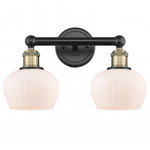 Fenton Bathroom Vanity Light - Matte Black / Antique Brass / Matte White