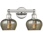 Fenton Bathroom Vanity Light - Polished Nickel / Mercury