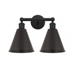 Ballston Cone Bathroom Vanity Light - Matte Black