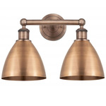 Bristol Metal Bathroom Vanity Light - Antique Copper