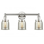 Bell Small Bathroom Vanity Light - Polished Nickel / Mercury