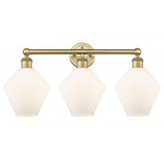 Cindyrella Medium Bathroom Vanity Light - Brushed Brass / Matte White