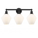 Cindyrella Medium Bathroom Vanity Light - Matte Black / Matte White