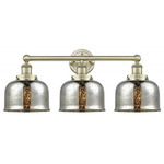 Bell Large Bathroom Vanity Light - Antique Brass / Mercury
