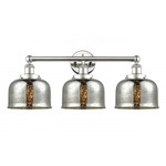 Bell Large Bathroom Vanity Light - Polished Nickel / Mercury