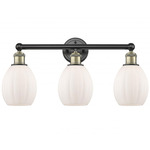 Eaton Bathroom Vanity Light - Matte Black / Antique Brass / Matte White