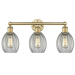 Eaton Bathroom Vanity Light - Brushed Brass / Clear