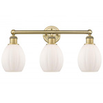 Eaton Bathroom Vanity Light - Brushed Brass / Matte White