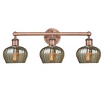 Fenton Bathroom Vanity Light - Antique Copper / Mercury