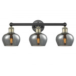Fenton Bathroom Vanity Light - Matte Black / Antique Brass / Smoked