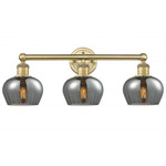Fenton Bathroom Vanity Light - Brushed Brass / Smoked