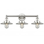 Edison Bathroom Vanity Light - Polished Nickel