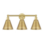 Ballston Cone Bathroom Vanity Light - Satin Gold