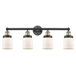 Bell Small Bathroom Vanity Light - Matte Black / Antique Brass / Matte White
