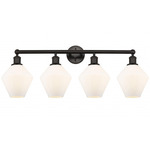 Cindyrella Medium Bathroom Vanity Light - Oil Rubbed Bronze / Matte White
