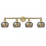 Fenton Bathroom Vanity Light - Brushed Brass / Mercury