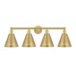 Ballston Cone Bathroom Vanity Light - Satin Gold