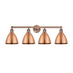 Bristol Metal Bathroom Vanity Light - Antique Copper