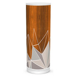 Facet Tube Table Lamp - White / Grey Facet