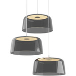 Yurei 3-Light Pendant / Ceiling Light - Matte White