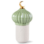 Majestic Nights Candle - Matte White / Green