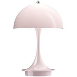Panthella 160 Portable Table Lamp - Pale Rose Acrylic