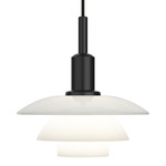 PH 3/3 Pendant - Black / Opal White