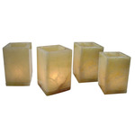 Onyx Votive Holders Set of 4 - Onyx
