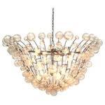 Lily Chandelier - Stainless Steel / Clear