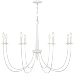 Stonecrest Chandelier - Bisque White