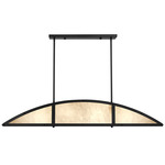 Legacy Linear Chandelier - Matte Black / Alabaster