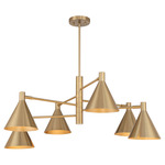 Pharos Chandelier - Noble Brass