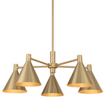 Pharos Chandelier - Noble Brass