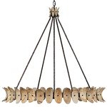 Monarch Chandelier - Champagne / Natural