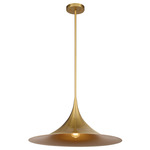 Bowdin Pendant - Warm Brass