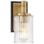 Concord Wall Sconce - Brass / Black / Clear
