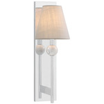 Travis Wall Light - Polished Chrome / White