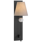 Travis Wall Light - Matte Black / White