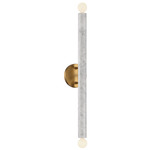 Callaway Wall Sconce - Brass / White Marble