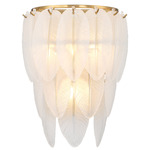 Boa Wall Sconce - Warm Brass / Frosted