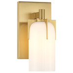 Caldwell Wall Sconce - Warm Brass / Opal