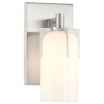 Caldwell Wall Sconce - Satin Nickel / Opal