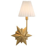 Crestwood Wall Light - Warm Brass / White