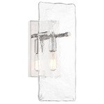Genry Wall Light - Polished Nickel / Clear